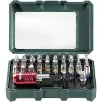 Metabo - Skruvmejselbitsats - 32 delar - torx, phillips, pozidriv, hex, slot, plomberat vridmoment - längd: 25 mm - för BS 14.4 MOBILE WERKSTATT