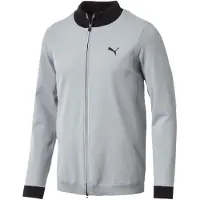 Puma Mens Evoknit Wind Sweater Jacka med hel dragkedja Quarry 576117 02 A49E
