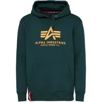 Alpha industries Sweatshirt gran / mandarin / röd / vit