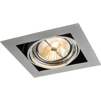 QAZQA Infälld spotlight stål G53 111mm justerbar - Oneon