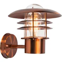 QAZQA Vintage utomhusvägglampa koppar IP44 - Prato