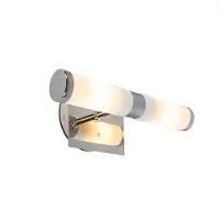 QAZQA Modern vägglampa krom IP44 - Bath 2