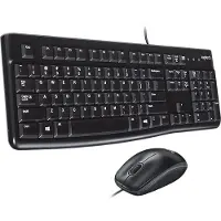 Logitech Desktop MK120 - Sats med tangentbord och mus - USB - engelska