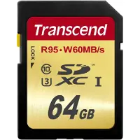 Transcend Sdxc 64gb Class 10 Uhs-i U3 Ultimate Minneskort