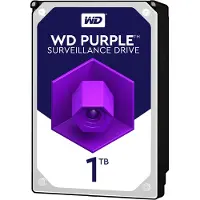Western Digital WD Purple WD10PURZ - Hårddisk - 1 TB - inbyggd - 3.5 - SATA 6Gb/s - 5400 rpm - buffert: 64 MB