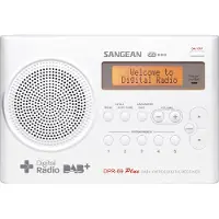 Sangean DPR-69+ Väskradio DAB+, FM Batteri-laddningsfunktion Vit