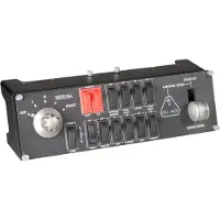 Logitech Flight Switch Panel - Instrumentpanel till flygsimulator - kabelansluten - för PC