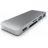 Satechi Type-C USB 3.0 3 i 1 Combo Hub - Hub - 3 x SuperSpeed USB 3.0 - stationär