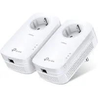 TP-LINK TL-PA8010P KIT - Starter Kit - Powerline-adapter 1GbE, HomePlug AV (HPAV), HomePlug AV (HPAV) 2.0 - vägginsticksbar