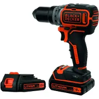 Black & Decker Black+Decker BLACK+DECKER 18V borrskruvdragare BL186KB 52Nm 2x2.0Ah BL