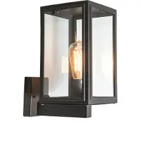 QAZQA Industriell vägglampa grå IP44 - Sutton Up