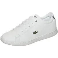 Lacoste Skor - Carnaby - Vit/Marinblå m. Snören - - 31 - Skor