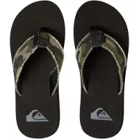 Quiksilver Monkey Abyss - Flip-flops - Herr Green / Brown / Black 44