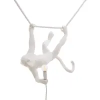 Seletti - Monkey Swing Taklampa Vit