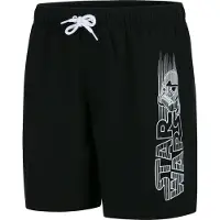 Speedo Infant Star Wars badshorts för pojkar i svart-vitt