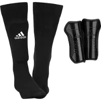Adidas Sock Guard - Svart/vit Barn, storlek Kids L: 140-160 cm