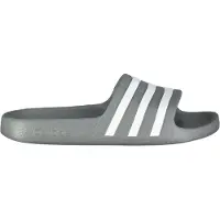 Adidas Pantolette 'Adilette Aqua' grafit / vit