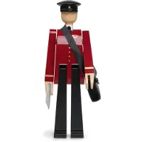 Kay bojesen Träfigur - Brevbärare - 20 cm - Svart/Röd - - One Size - Dekoration