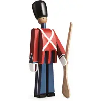 Kay Bojesen Denmark Träfigur - Menig Med Gevær - 21 cm - Liten - Röd/Blå - - One Size - Dekoration