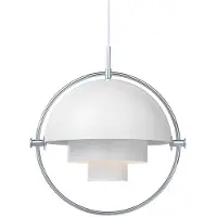 Gubi Taklampa , Multi-Lite, dimbara, Vit, Vardagsrum, Metall, Design