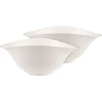 Villeroy & Boch Vapiano Salladsskål 2-pack - Salladsskålar Porslin Vit
