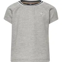Hummel T-shirt - HMLDemi - Gråmelerad m. Glitter - - 1 år (80) - T-shirt
