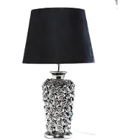 Kare Bordslampa ROSE, Svart, Vardagsrum / matsal, Keramik, Modern, Bordslampa