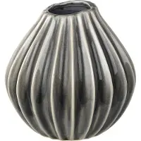 Fyrklövern Broste Copenhagen Wide vas 15 x 15 cm, Smokey Grey