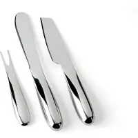Bercato knivset by Bercato - 25,5 cm, 30,5 cm, 32,5 cm - rostfritt stål, akaciaträ