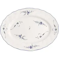 Villeroy & Boch Old Luxembourg Ovalt Serveringsfat 36 Cm - Uppläggningsfat Porslin Vit