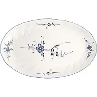Villeroy & Boch Old Luxembourg Ovalt Serveringsfat 24 Cm - Uppläggningsfat Porslin Vit