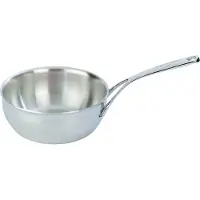 Demeyere Konisk sauteuse - DEMEYERE - Atlantis 7 - 18 cm - Rostfritt stål 18/10 - Kapacitet: 1.5 l