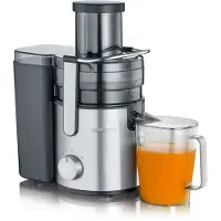 Severin ES 3570 - Råsaftcentrifug - 1.1 liter - 800 W - rostfritt stål/svart