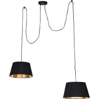 QAZQA Modern Hänglampa Svart - Lofty