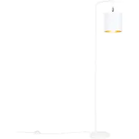 QAZQA Modern golvlampa vit - Lofty