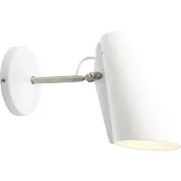 Northern Vägglampa , BIRDY, Vit, Vardagsrum, Metall, Design