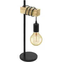 Eglo Bordslampa Townshend, Ljust trä, Vardagsrum / matsal, Trä, Industriell design, Bordslampa