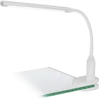 Eglo LAROA bordlampa med klämsj takt i vit