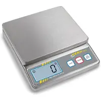 Kern FOB 5K1S FOB 5K1S Väskvåg Vägningsområde 5 kg Läsbarhet 1 g batteri Silver