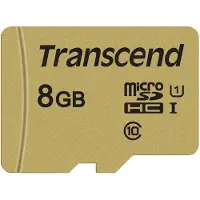 Transcend Premium 500S microSDHC-Kort 8 GB Class 10, UHS-I, UHS-Class 1 inkl. SD-adapter