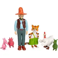 Viiru ja Pesonen Figurset, 6 st, Pettson & Findus
