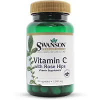 Swanson Health - Vitamin C with Rose Hips Extract Variationer 1000mg - 90 caps