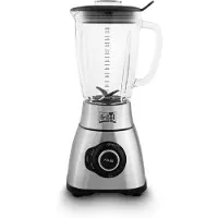 Fritel BL3890, Bänkmixer, 1,8 l, Pulsfunktion, Iskrossning, 1800 W, Svart, Rostfritt stål
