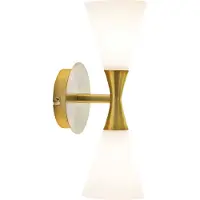 Herstal Vägglampa , Guld / mässing, Vardagsrum, Metall