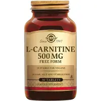 Solgar - L-carnitina 500 Mg 60 Comprimidos
