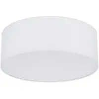 TK Lighting Taklampa Rondo , dimbar, Vitt / opal, Sovrum, Textil / tyger / siden, Modern, Taklampa