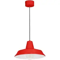 Luminex Hänglampa Class , dimbar, Röd, Vardagsrum / matsal, Metall, Pendellampa