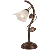 Lamkur Bordslampa Siena , Brun / rost, Vardagsrum / matsal, Metall, Florentinsk, Bordslampa