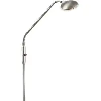 QAZQA Modern golvlampa stål inkl. LED - Eva