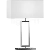 HELESTRA Bordslampa Enna 2, Vitt / opal, Vardagsrum / matsal, Textil / tyger / siden, Modern, Bordslampa